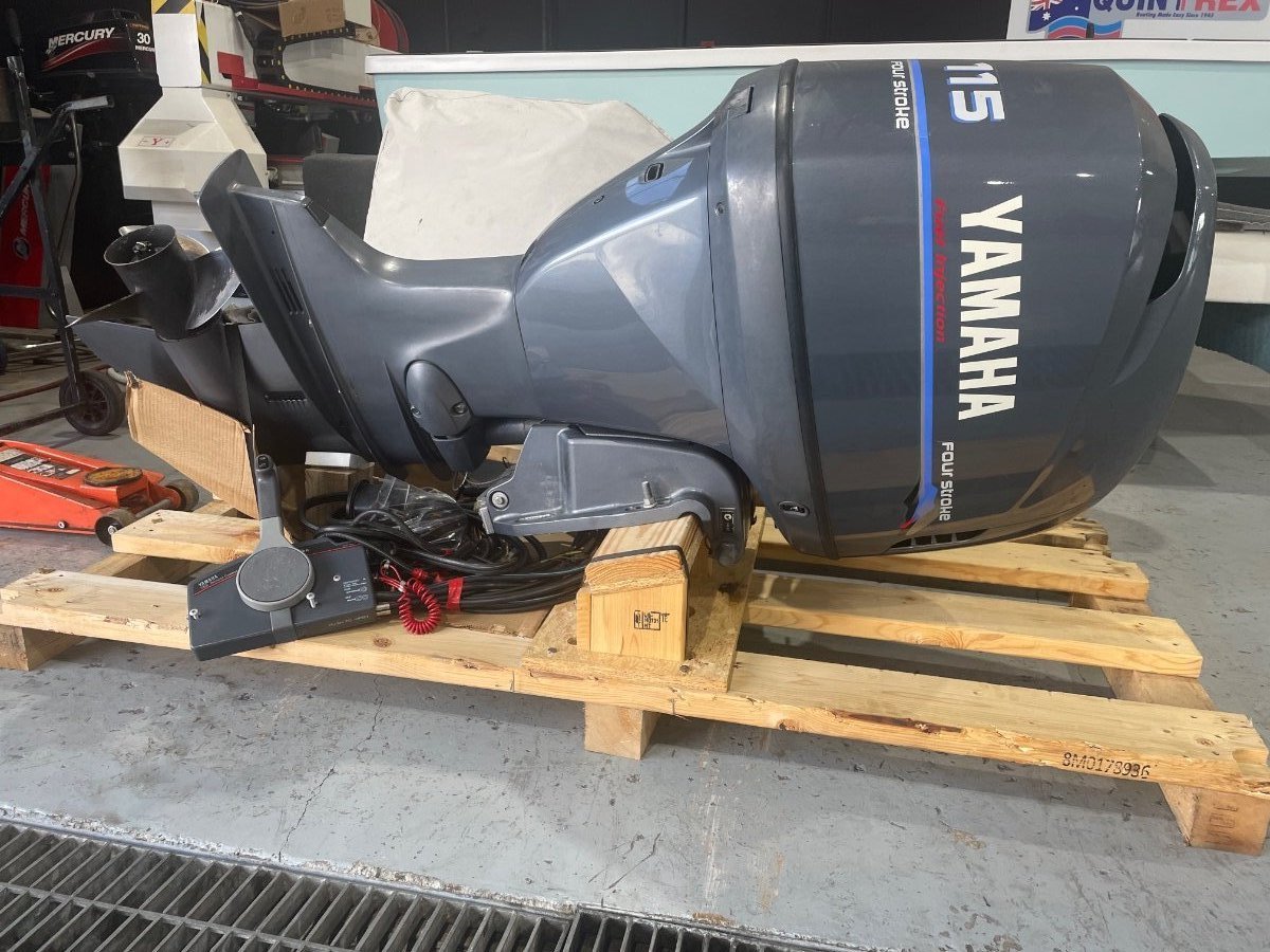 2001 Yamaha F115 115 HP 4-Stroke EFI 20" Used Outboard Motor