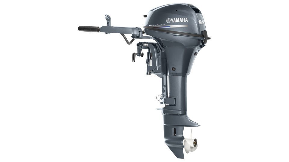 Yamaha-F9-9-Image-3.jpg 2002 Yamaha Tiller 9.9 HP High Thrust 2 Cylinder 4 Stroke 20" Outboard Motor - Image 1