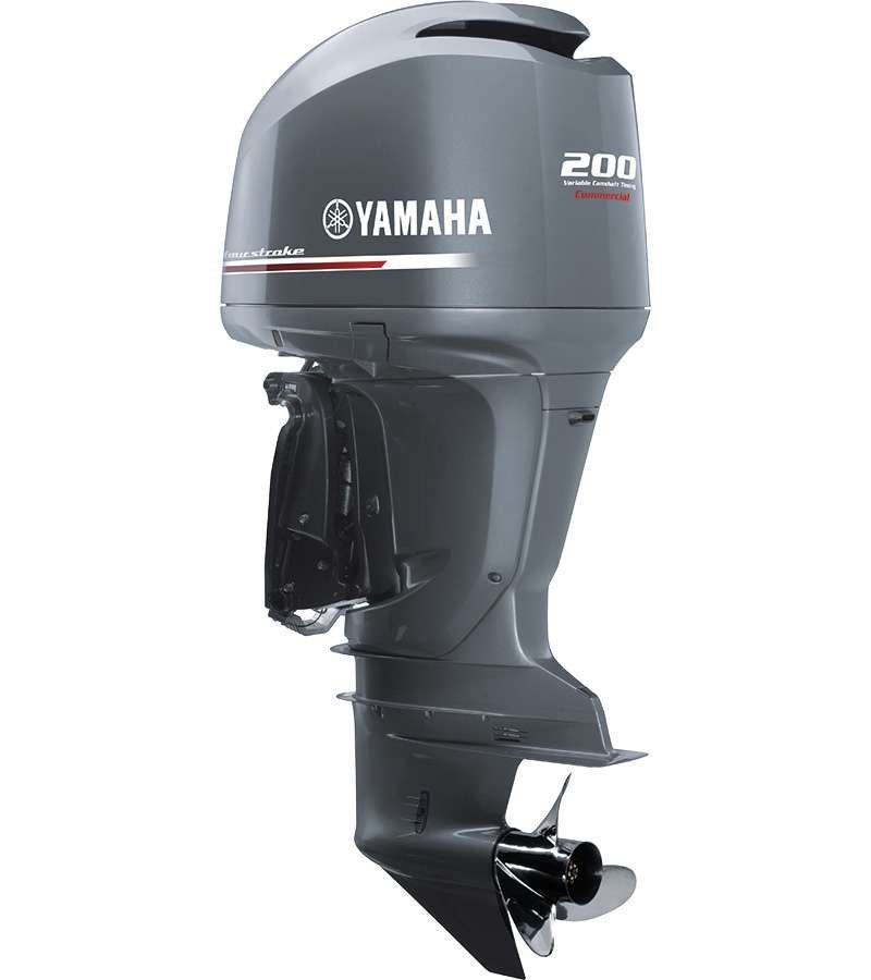 2001 Yamaha 200 HP Saltwater Series II OX66 V6 EFI 2 Stroke 25" (Extra Long Shaft) Outboard Motor.