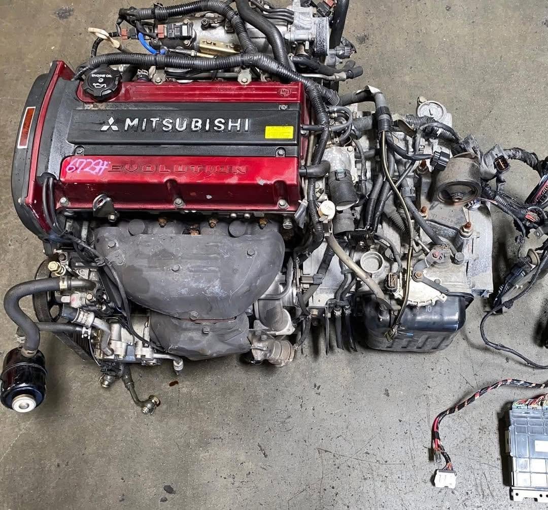 710192793_915841491516292_5188690810530982777_n Evo VII 4G63T Engine with Automatic Transmission & Transfer Case - Image 1