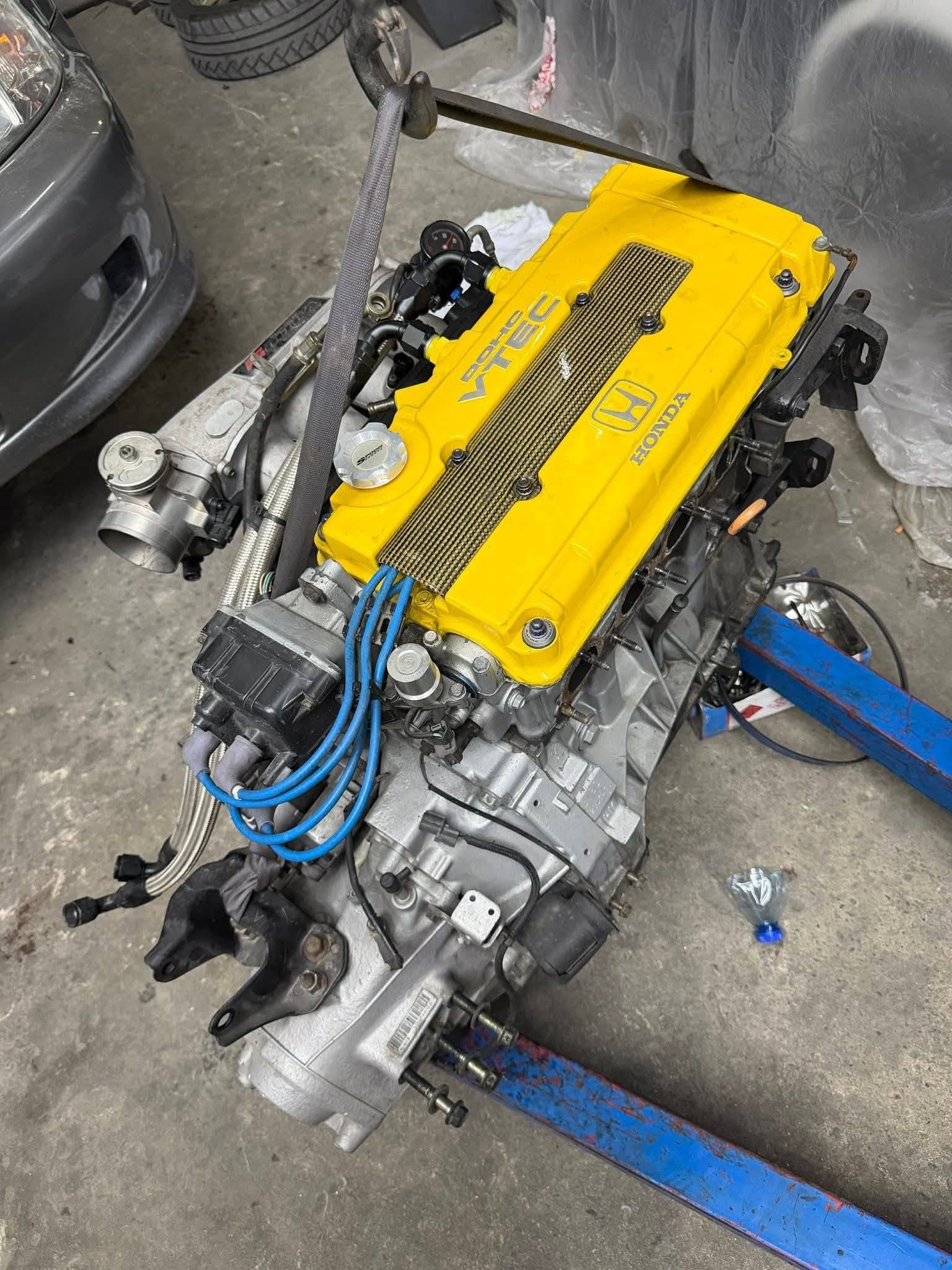 725924383_122116723928883965_8290957704447635372_n B18C Type R Complete Engine Swap – DC2 S80 LSD ECU P06 - Image 1